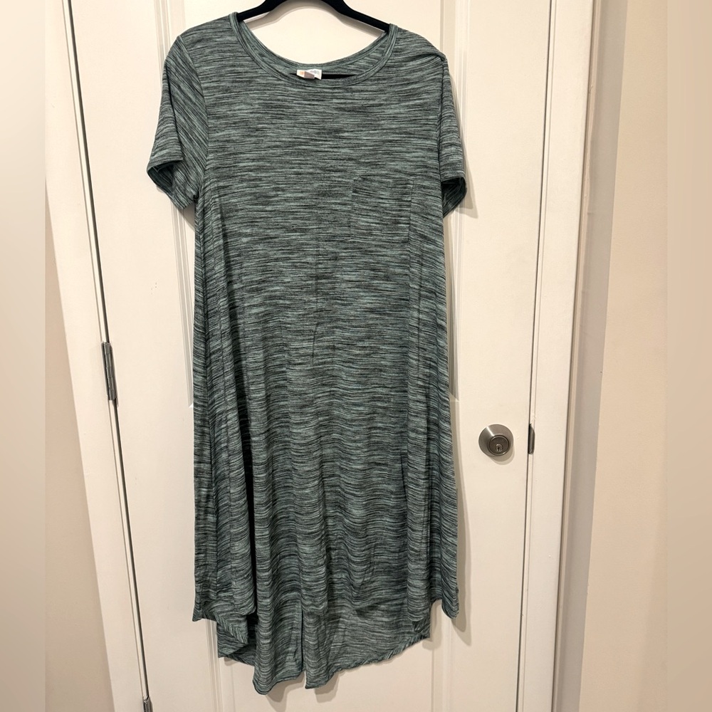 LuLaRoe Carly Dress Heather Pattern